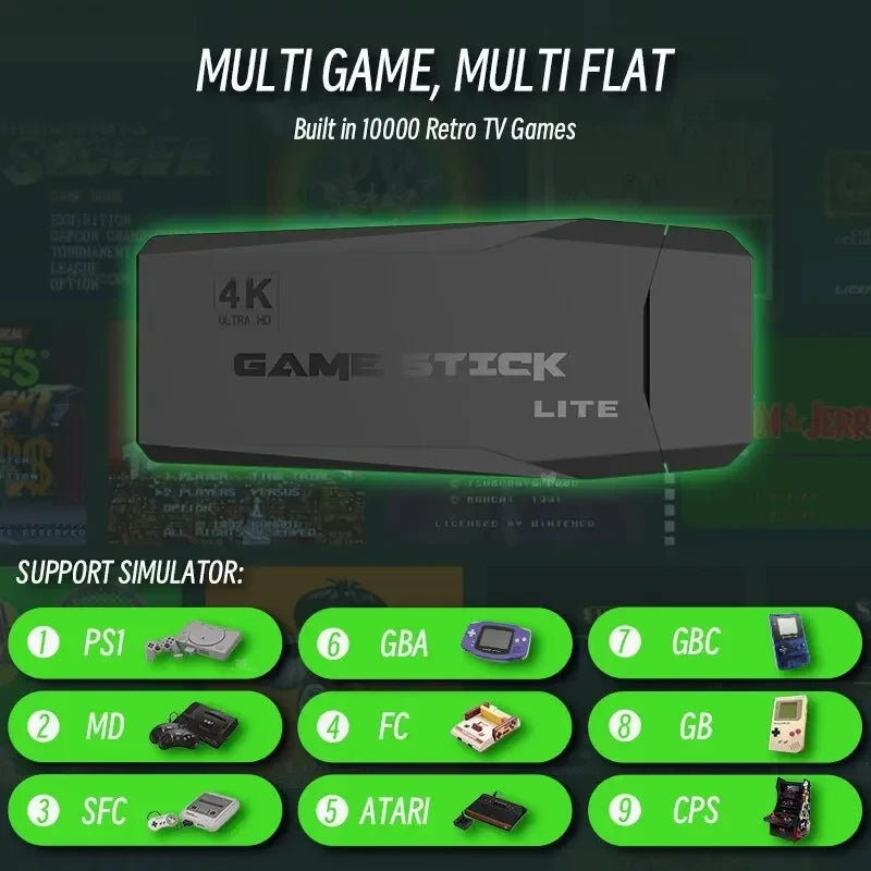 Retro Wireless Video Game Console