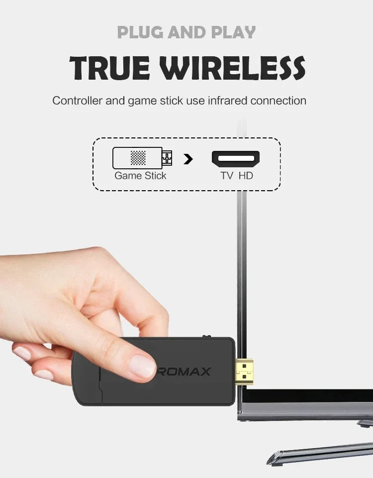 **BitVerse Retro Gaming Stick | Plug & Play Console**