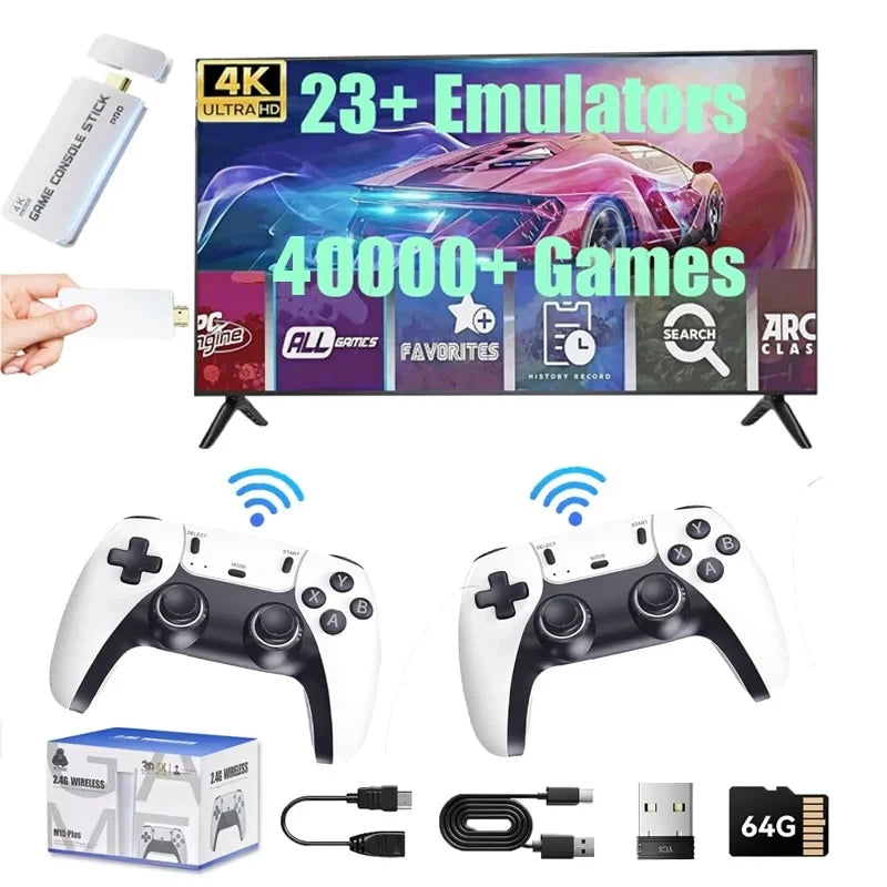 Retro Wireless TV Game Console